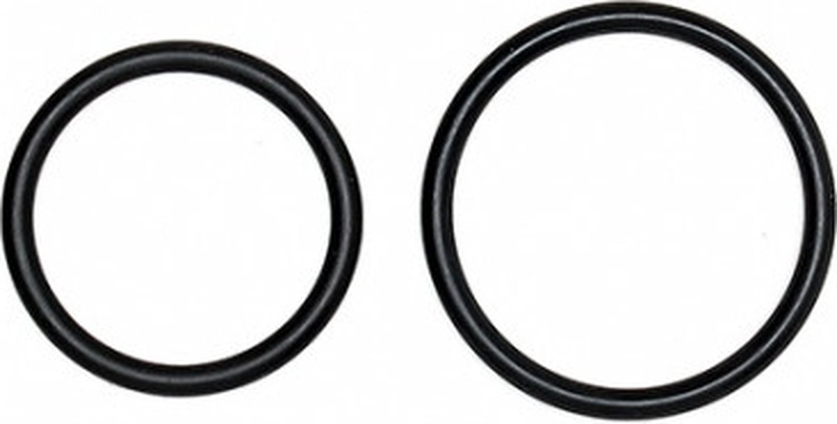 Goedkoopste Bondage Play rubberen cockring set - 50 55 mm