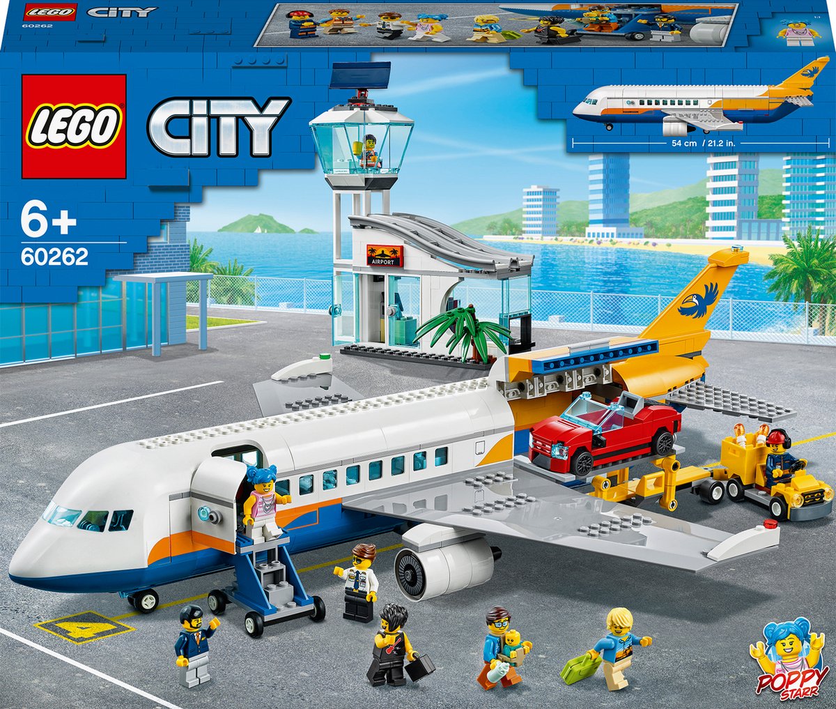 aflevering kapitalisme inrichting LEGO City Passagiersvliegtuig - 60262 | bol.com