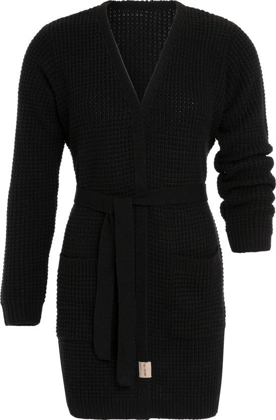 GRACE KARIN Elegante vesten voor dames, UK, blazer met ronde hals en lange mouwen, gebreide kleding, herfst, winterjassen met knopen, Kaki, XL