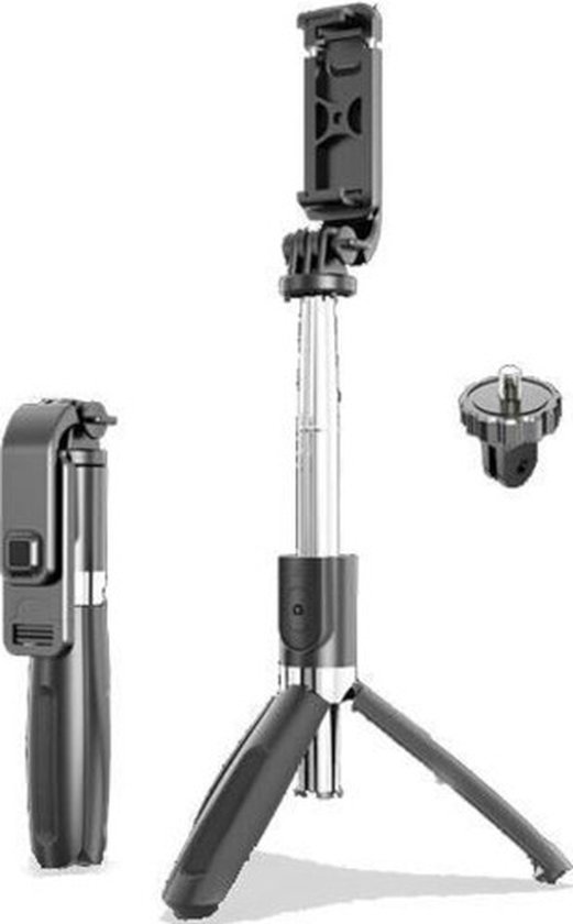 Travor® L02 3in1 Selfie Stick met Bluetooth Selfie Stick, Tripod