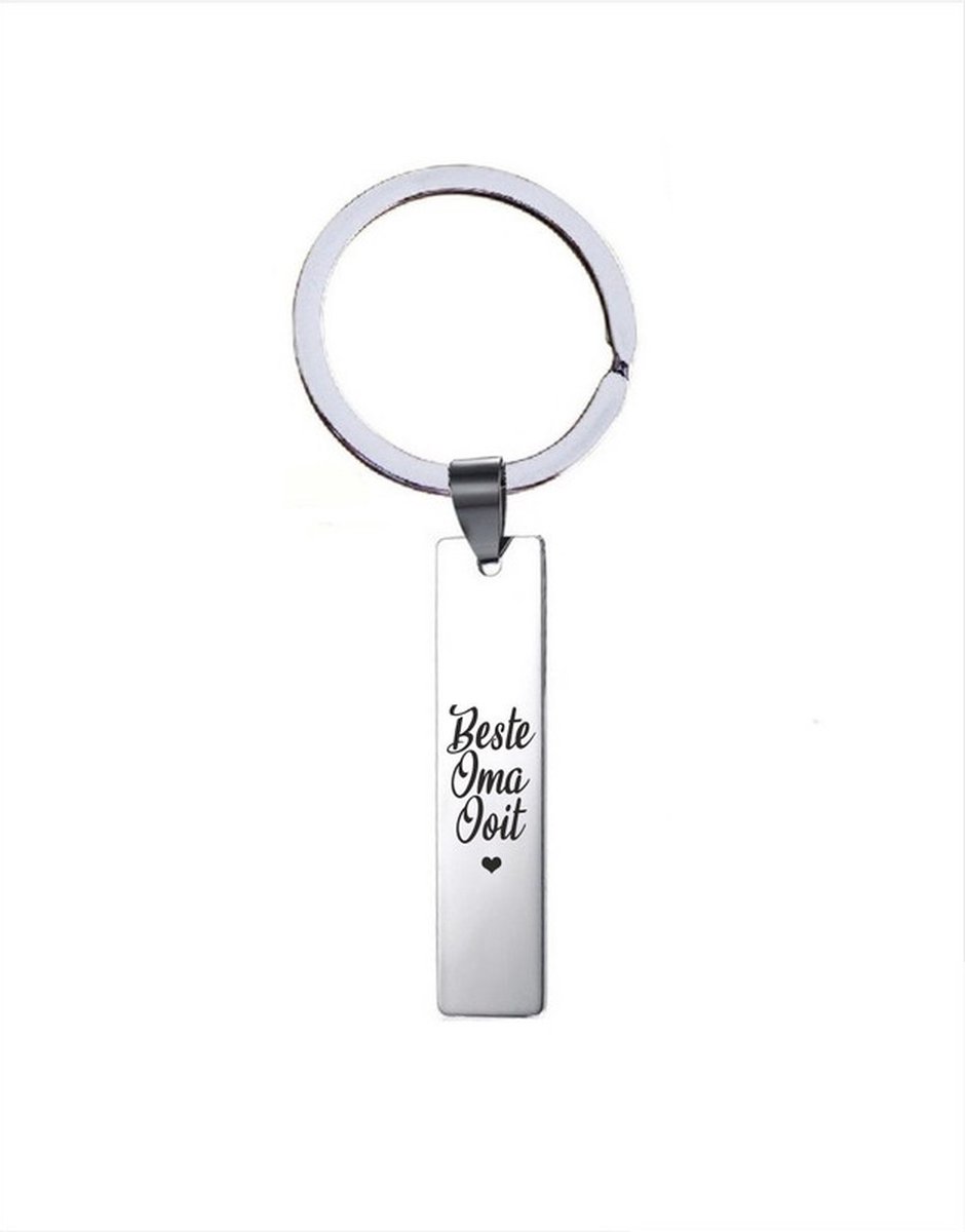 Sleutelhanger RVS - Beste Oma Ooit