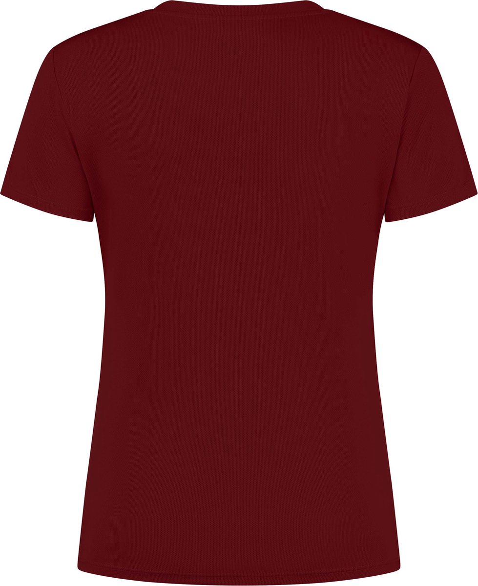 Rogelli promo dames hardloopshirt - korte mouw - bordeaux