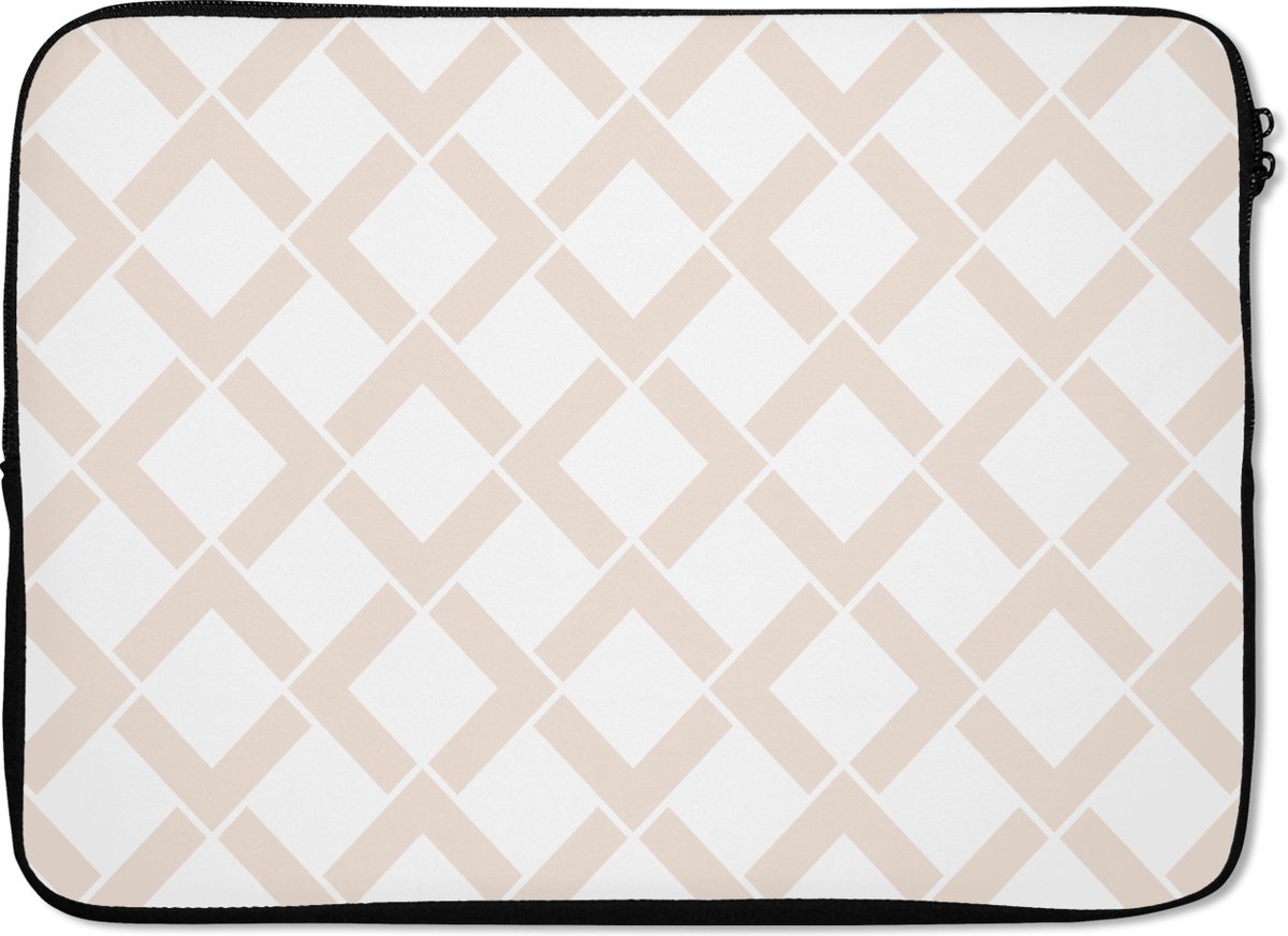 Laptophoes - Laptoptas - Patronen - Design - Lijn - Laptop - 14 Inch - Laptophoezen