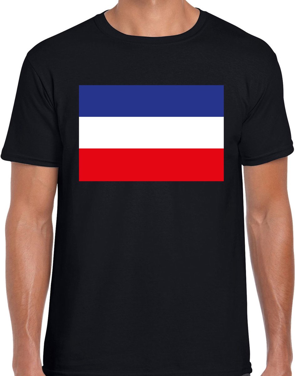 Groningen vlag t-shirt zwart voor heren voor kerst bestellen, Kerst Groningen vlag t-shirt zwart voor heren voor kerst bestellen, Kerst