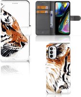 Hoesje met Tekst Motorola Moto G52 | Moto G82 Telefoon Hoesje Tiger