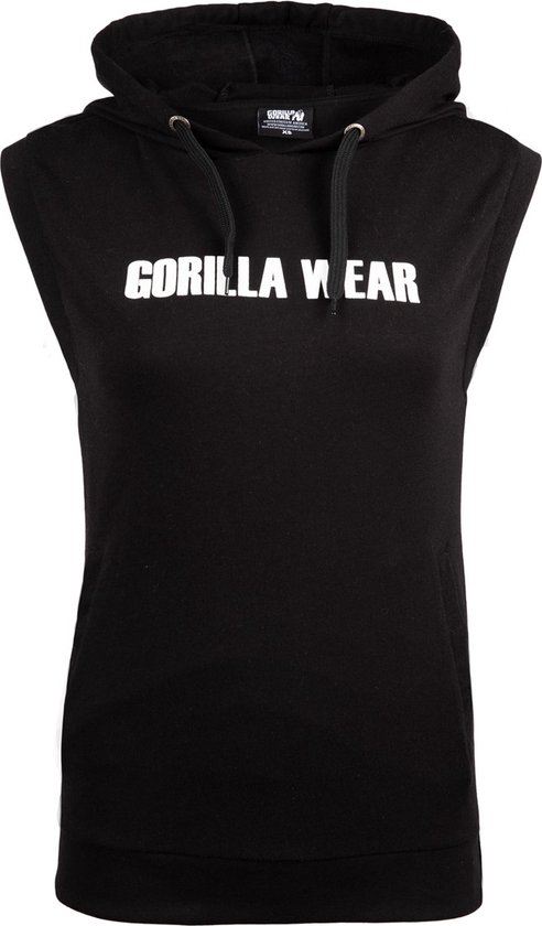 Gorilla Wear - Sweat à capuche Mouwloos Virginia - Zwart - M