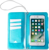 Celly Splash Wallet spritzwassergeschützte Handyhülle (IPX4) bis 6.2 bleu