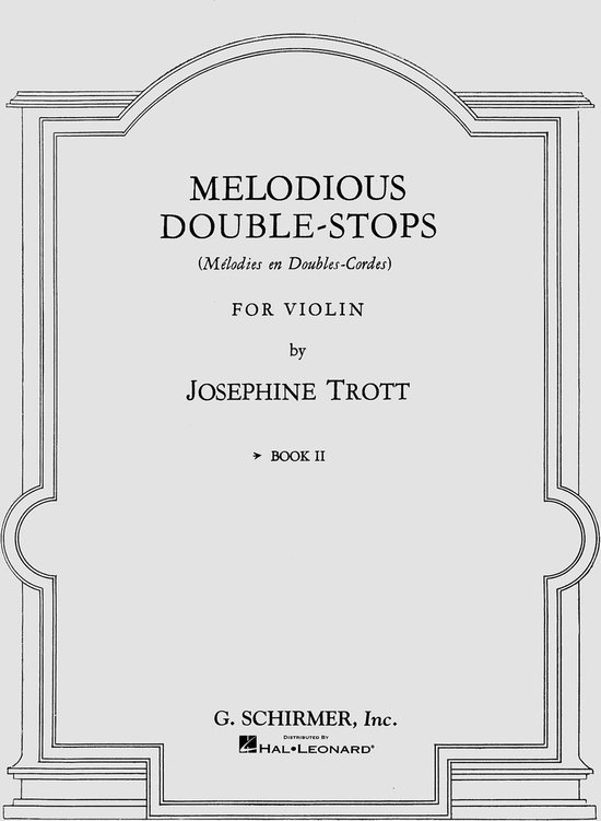 Melodious Double-stops, Josephine Trott | 9780793554515 | Boeken | bol