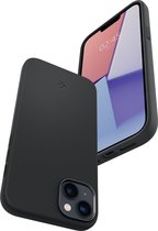 Spigen Silicone Fit MagSafe Hoesje Geschikt voor Apple iPhone 14 Plus Zwart
