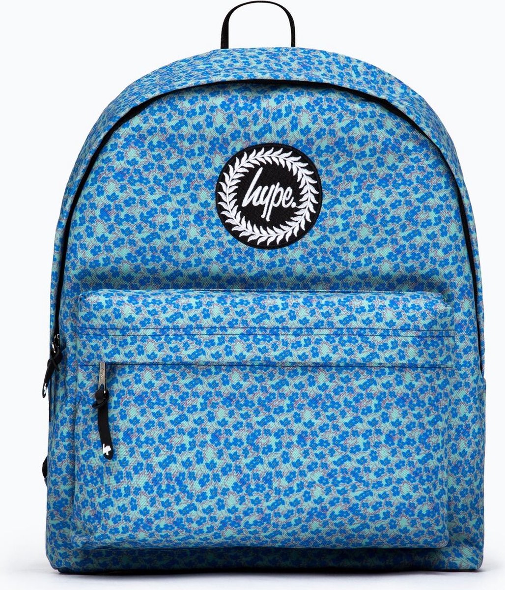 Hype Blue & Green Ditsy Floral Backpack - Rugtas