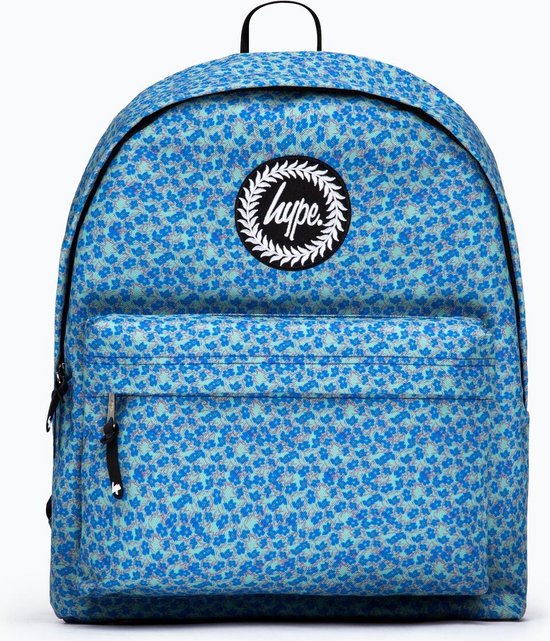 Sac dos petites fleurs Blue et vert Hype Sacs dos bol