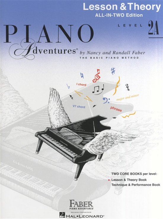 Piano Adventures All-in-Two Level 2a Lesson/Theory - cover