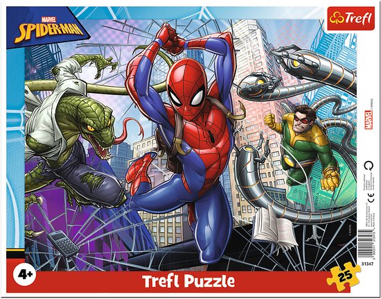 Puzzle 200 pièces XXL - Les pouvoirs de l'araignée / Spider-man