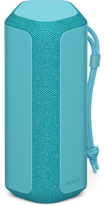 Bluetooth speaker Sony SRS-XE200 blauw, waterdicht IP67, 16 uur batterij, draagbaar met draagriem, krachtig geluid