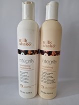 Milk_Shake integrity Duo Nourishing shampoo 300ml + Nourishing Conditioner 300ml,For Damaged hair/Thick hair/Dull hair/Dry hair/Fine and limp hair/Colored hair/Curly hair/Normal hair/Fluffy hair/Weakened and brittle hair.