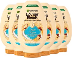 Garnier Loving Blends Rijke Argan Voedende Conditioner - Zeer Droog, Onhandelbaar Haar - 6 x 250ml