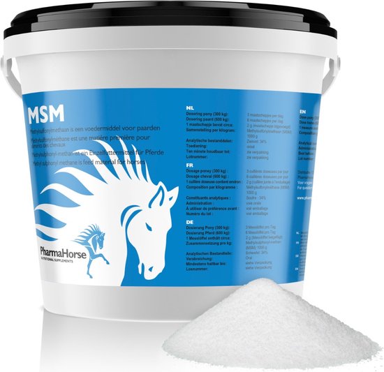 MSM paard 1000 gram MSM paard 1000 gram