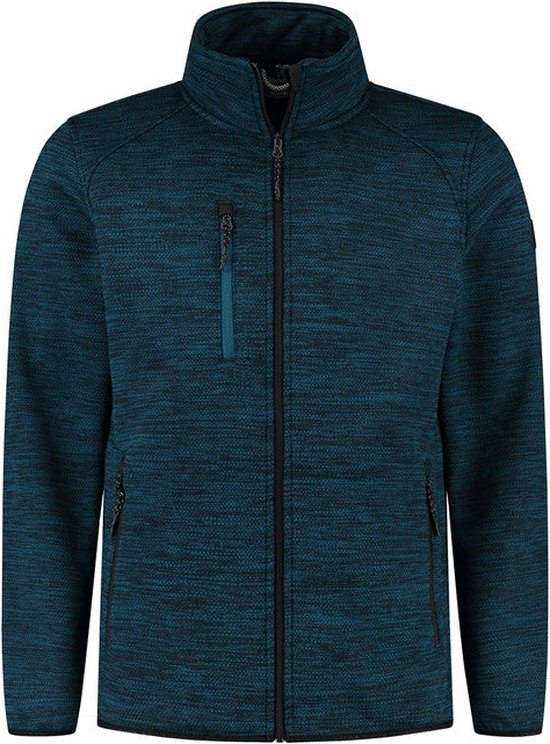 Heren fleecejack (S-3XL) - licht, wollig, ademend, hoge kraag