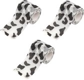 3 pièces Pansement filmogène - taches de vache vache - viscose 5 cm - Tape de blessure - flexible et Extra fort - Noël - cadeau de Noël