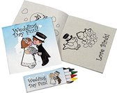 Acitivity set Wedding Day - bruidskinderen - trouwen - huwelijk - krijtjes - kleurboek - kleur krijtjes
