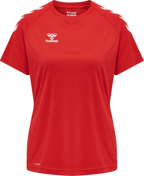 Hummel Core XK Core Poly Shirt Dames - sportshirts - rood - Vrouwen - hummel