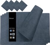 Placemat – Set van placemats – Eetkamer accessoires – Luxe placemats – Tafelen - Hittebestendig - Anti-Slip - Onderlegger – Afneembaar
