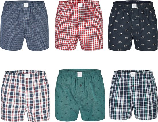 MG -1 Wide Boxer Shorts Men Multipack Assorti Mix Boxers - Taille XL - Boxer ample homme