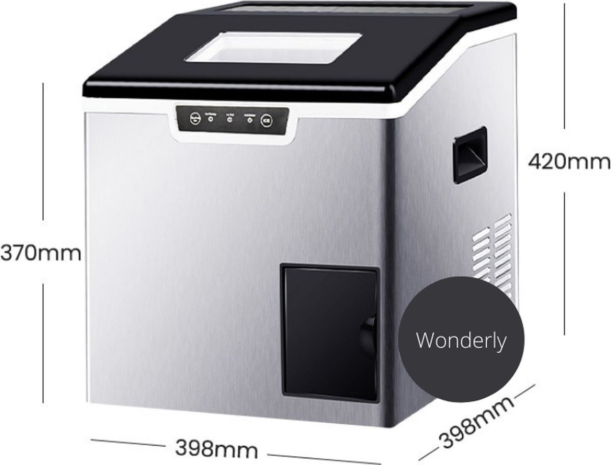 Wonderly Ijsblokjes Machine Ijsklontjes Machine 2 in 1 Crushed Ice