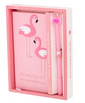 Dagboek Unicorn - met Pen - Flamingo - Notitieboek - Roze - Cadeautip