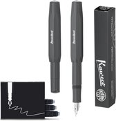 Kaweco - Vulpen - Sport Skyline Grijs Fountain Pen - Extra Fine -  doosje vullingen
