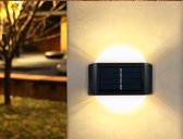 1+1 gratis - Solar Led Lamp - wandlamp - waterdicht - zonne Energie - solar - IP 55 -
