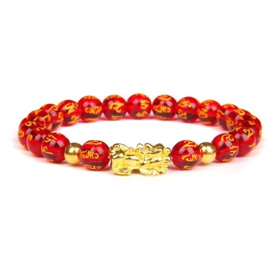 Happyyami Retro Chinesisches Armband Aus Harz – Feng Shui Design, Für Frauen, Partys & Urlaub
