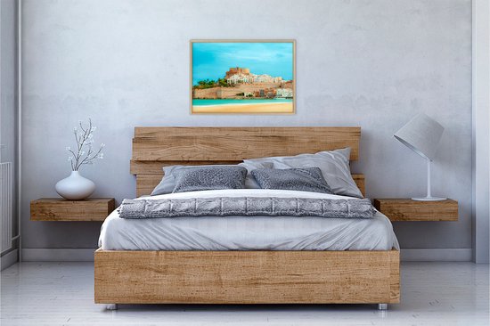 Affiche du château de Peniscola | Affiche de la nature | Affiche château| Affiche de la nature