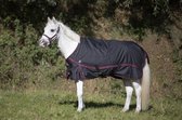DKR Sports Mini Outdoor Blanket 200gr - taille 100/135 - noir/bordeaux