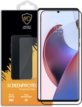 Motorola Edge 30 Ultra Screenprotector - MobyDefend Gehard Glas Screensaver - Zwarte Randen - Glasplaatje Geschikt Voor Motorola Edge 30 Ultra