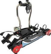 Twinny Load Fietsendrager e-Carrier II - Kantelbaar - Trekhaak - 2 Fietsen - afsluitbaar