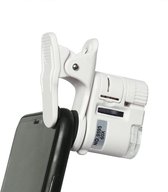 Clip on Microscoop voor Smartphone mobiele telefoon 60x