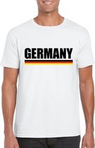 Wit Duitsland supporter shirt heren 2XL