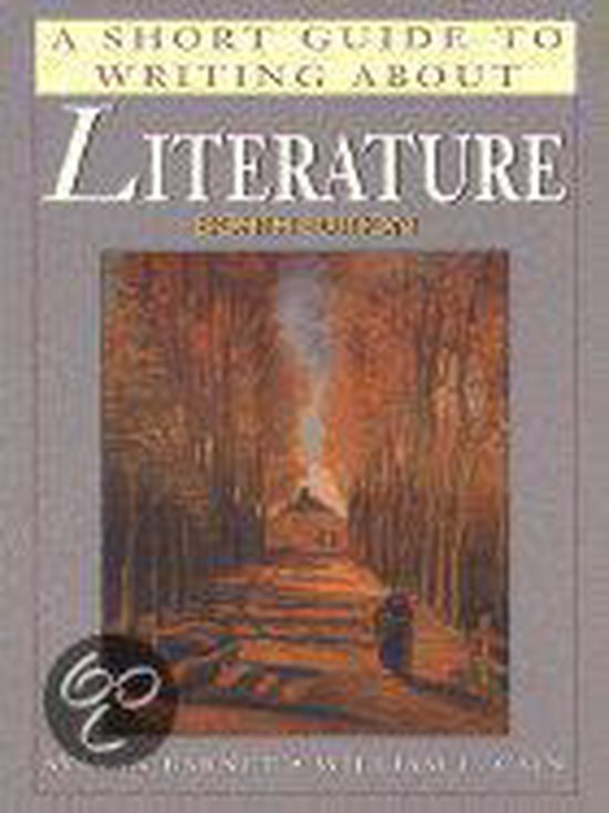 A Short Guide to Writing About Literature - cover