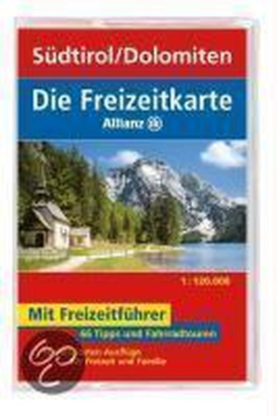 Freizeitkarte Allianz Südtirol / Dolomiten 1 : 120 000 - cover