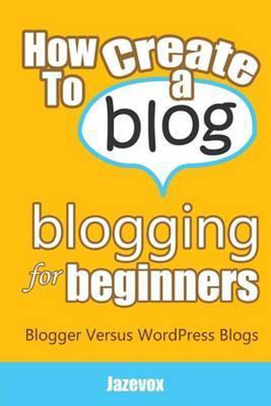 How to Create a Blog - cover