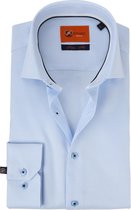 Suitable - Overhemd Lichtblauw WS - 42 - Heren - Slim-fit