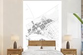 Behang - Fotobehang Stadskaart Almere - Breedte 160 cm x hoogte 240 cm - Plattegrond