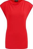 TAIFUN Shirt met watervalhals