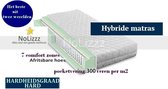 1-Persoons Matras -POCKET HYBRID 7 ZONE 25 CM- Stevig ligcomfort - 70x200/25