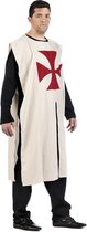 Middeleeuwse & Renaissance Strijders Kostuum | Kruisvaarders Tuniek Godfried | Man | Maat 56 | Carnaval kostuum | Verkleedkleding