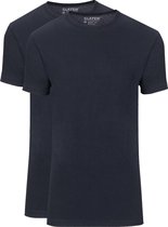 Slater 2-pack Basic Fit T-shirt Navy - maat M