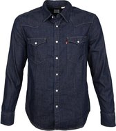 Levi's Barstow Overhemd Donkerblauw - maat M