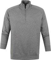 Profuomo Sweater Half Zip Grijs - maat XL