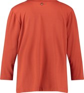 GERRY WEBER Dames Stijlvol shirt met 3/4-mouwen EcoVero Terracotta-46
